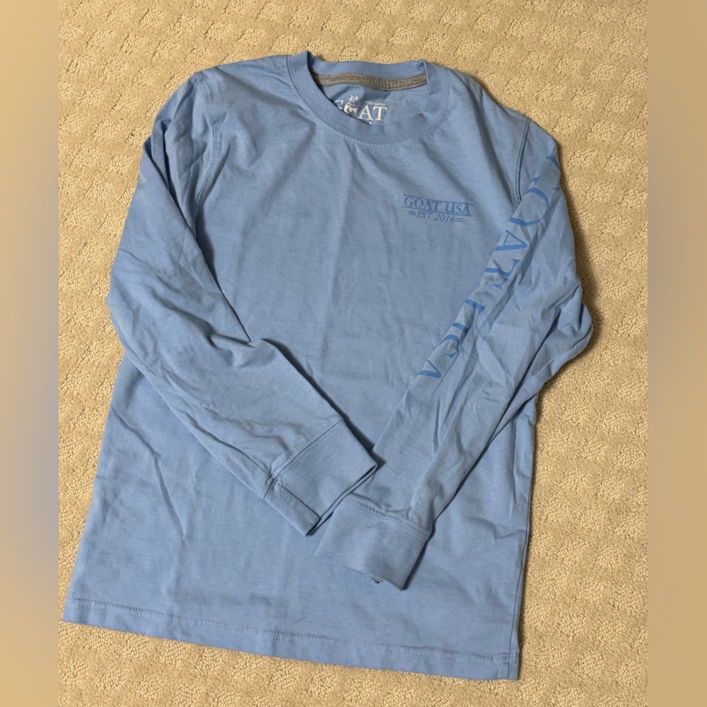 GOAT USA boy’s Blue Long Sleeve Shirt